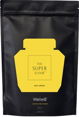 WelleCo Super Elixir Greens - Lemon and Ginger